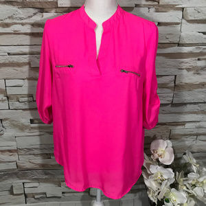 Love Letter Top Blouse Sz L (F18)